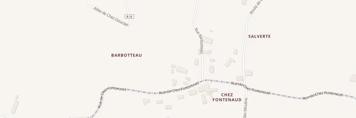 Plan du 5023 Barbotteau à Pommiers-Moulons
