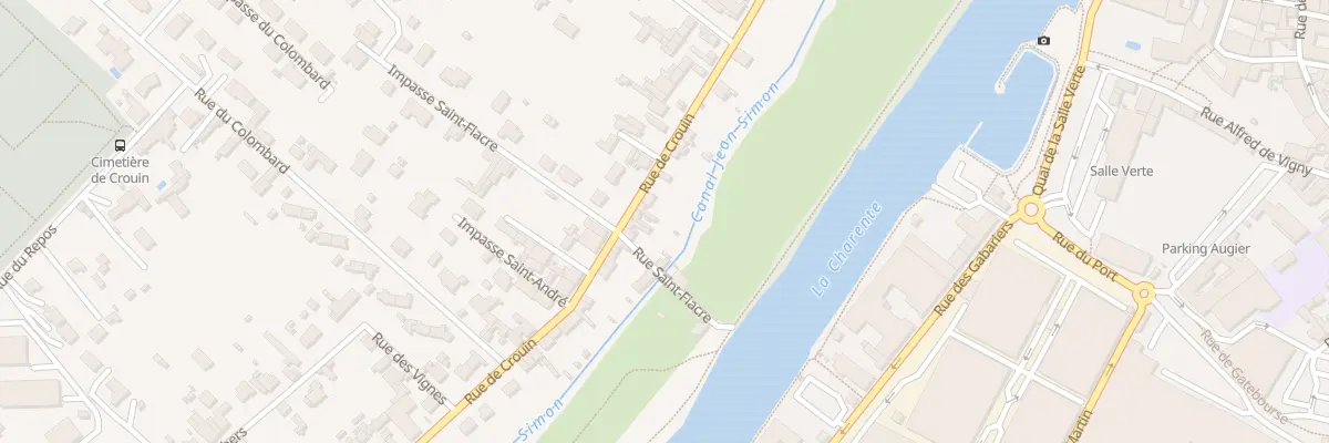 Plan du 133 Rue de Crouin à Cognac