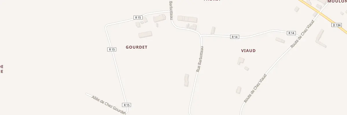 Plan du 5026 Gourdet à Pommiers-Moulons