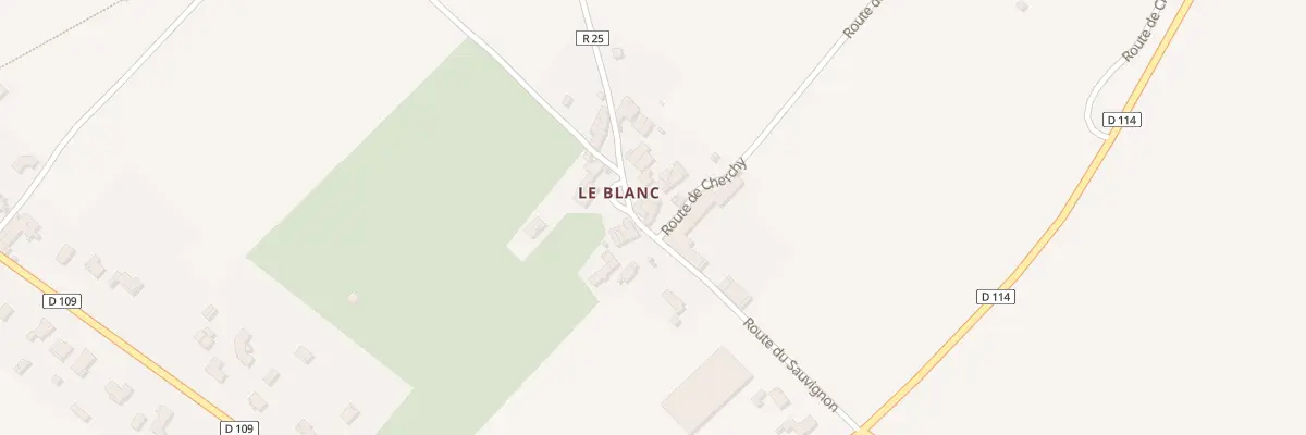 Plan du 16 Le Blanc à Pujols-sur-Ciron