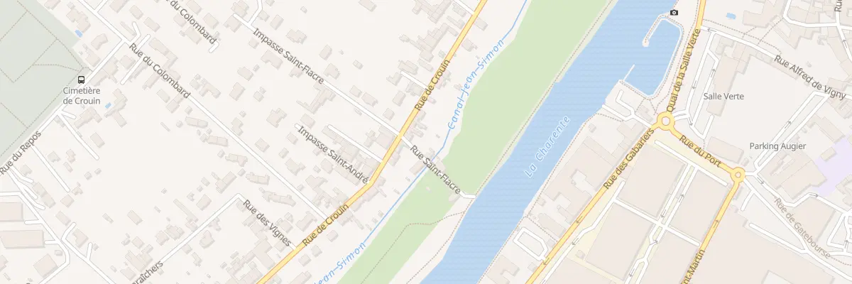 Plan du 137 Rue de Crouin à Cognac