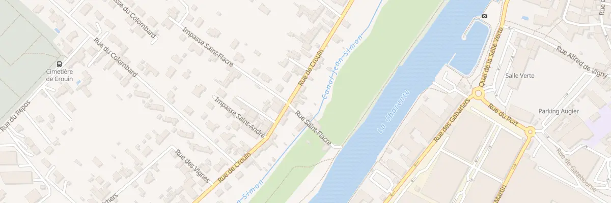 Plan du 135 Rue de Crouin à Cognac