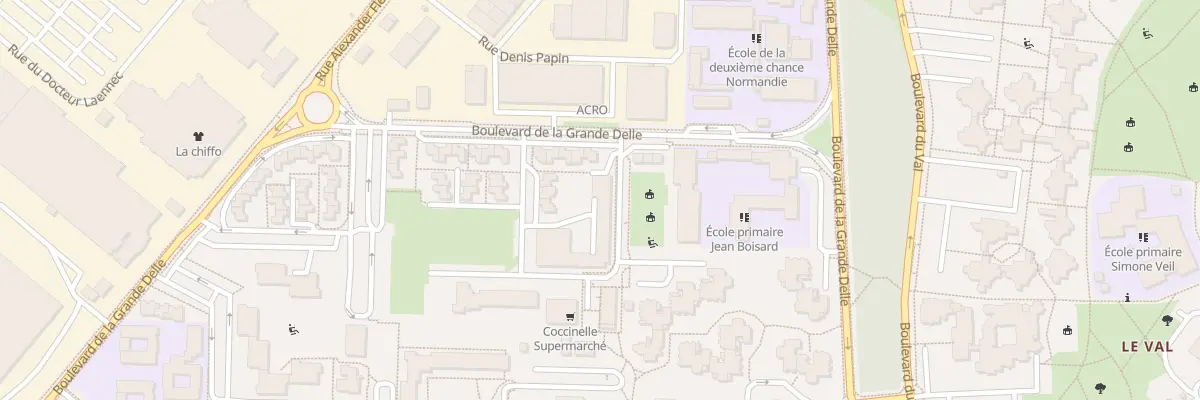 Plan du 910 Bd de la Grande Delle à Hérouville-Saint-Clair