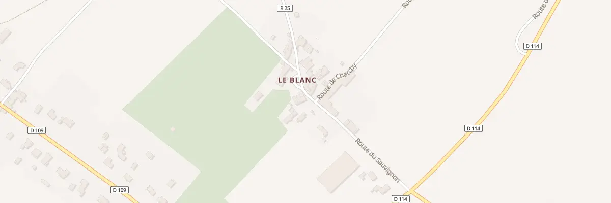 Plan du 114 Le Blanc à Pujols-sur-Ciron