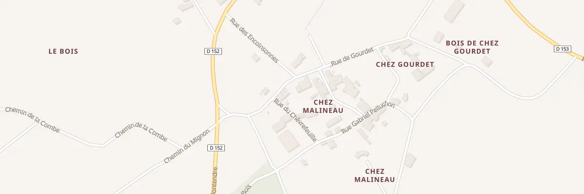 Plan du 5062 Chez Malineau à Vibrac
