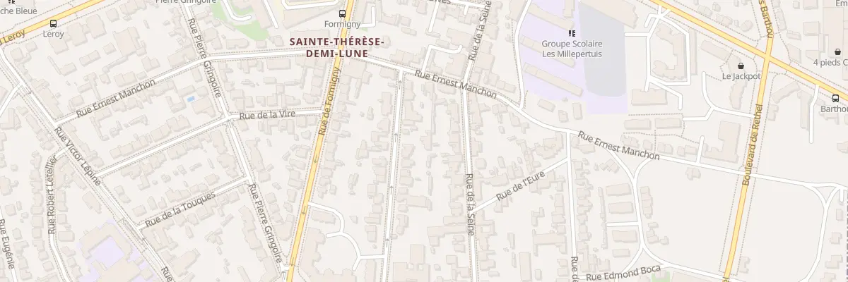Plan du 13 Rue de la Seulles à Caen