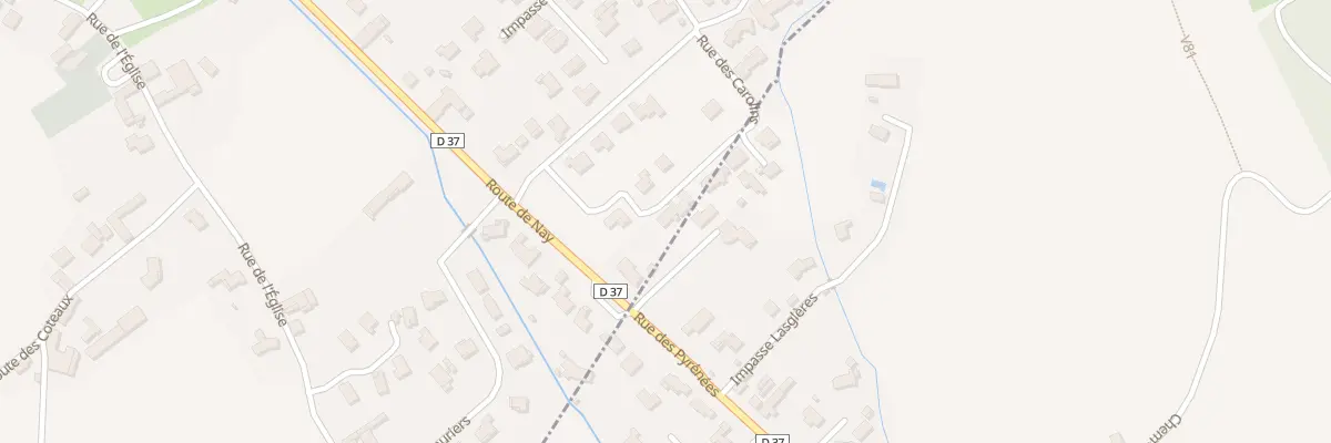 Plan du 2 Rte de Nay à Rontignon