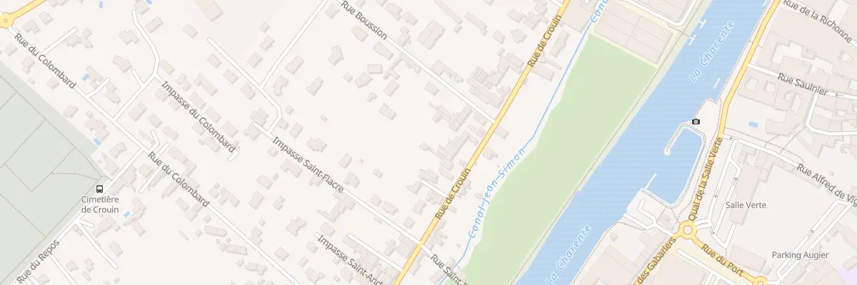 Plan du 178 Rue de Crouin à Cognac