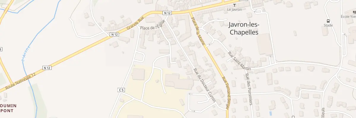 Plan du 28 Rue du Docteur Cumin à Javron-les-Chapelles