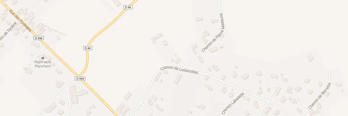 Plan du 9 Che de Laslanottes à Thèze