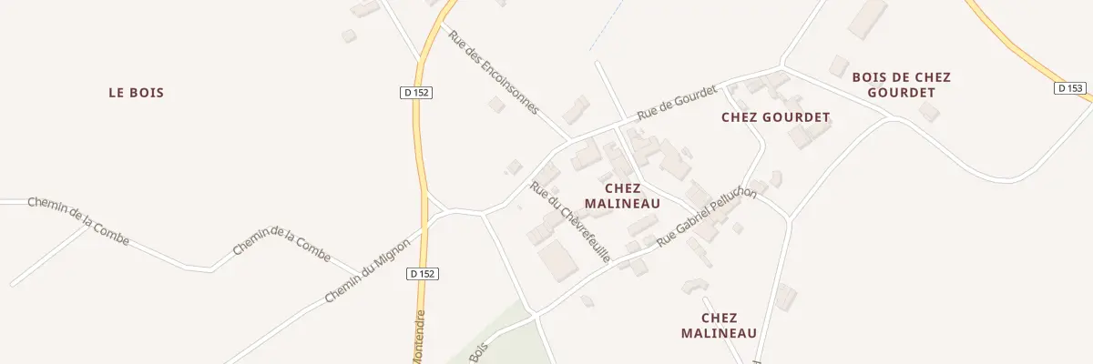 Plan du 5063 Chez Malineau à Vibrac