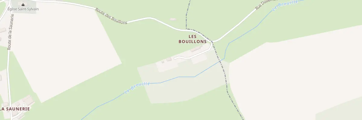 Plan du 5060 Les Bouillons à Martainville