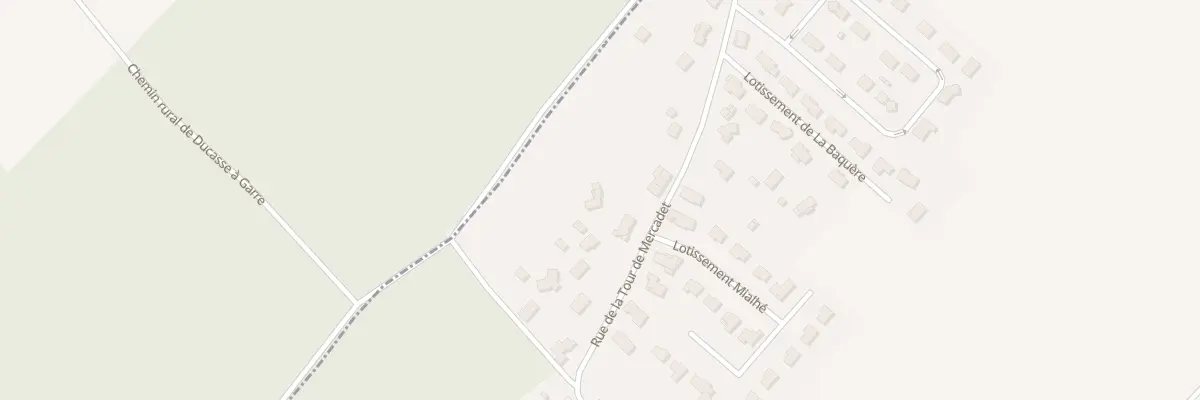 Plan du 50 Rue de la Tour de Mercadet à Barsac