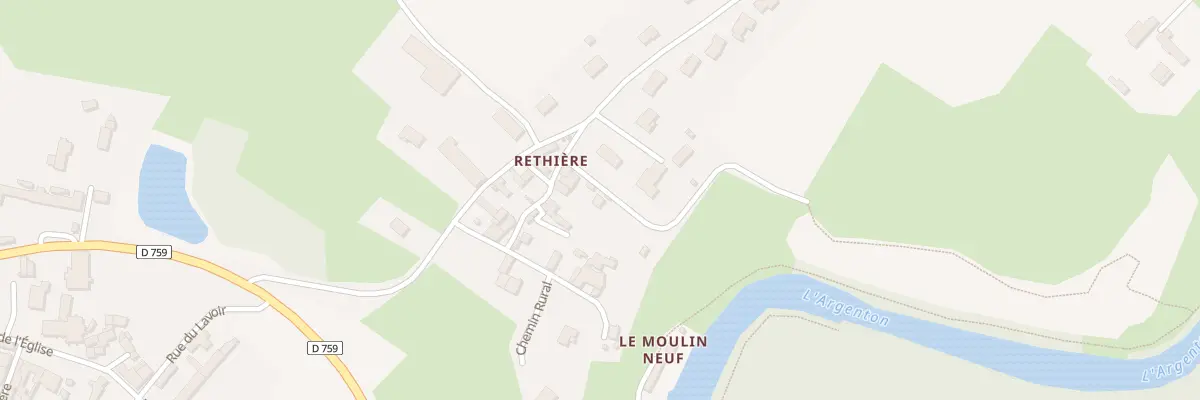 Plan du 12 Rethiere à Val en Vignes
