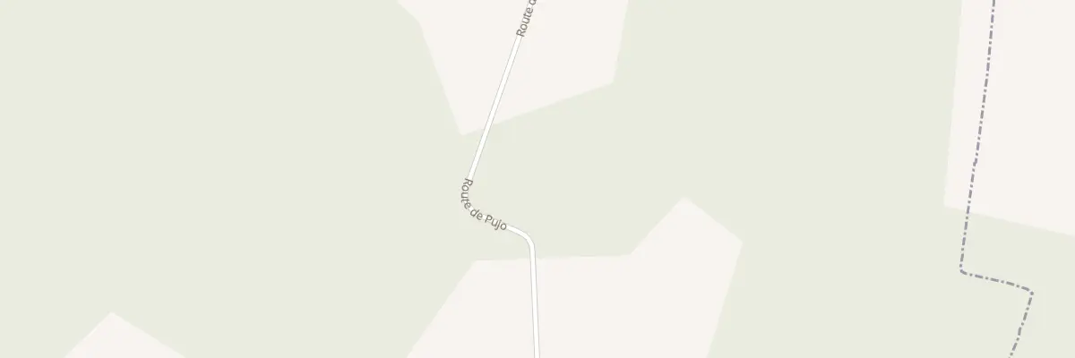 Plan du 642 Rte de Pujo à Castandet