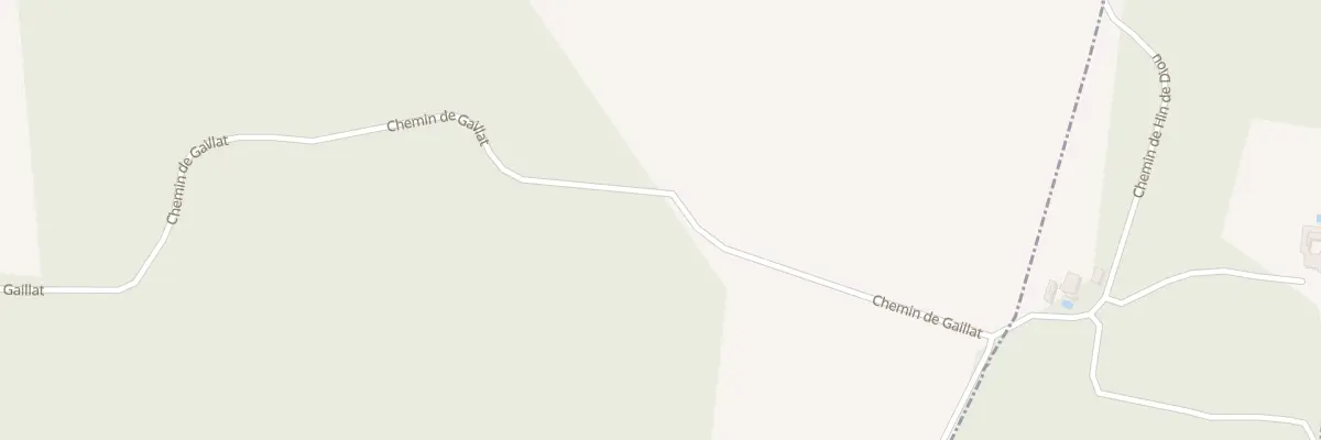 Plan du 958 Che de Gaillat à Maurrin