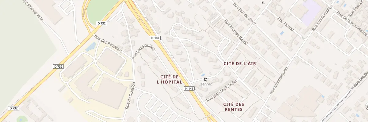 Plan du 30 Rue du Docteur Calmette à Cognac