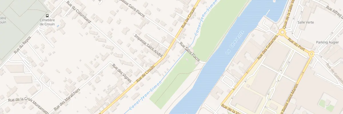 Plan du 151 Rue de Crouin à Cognac