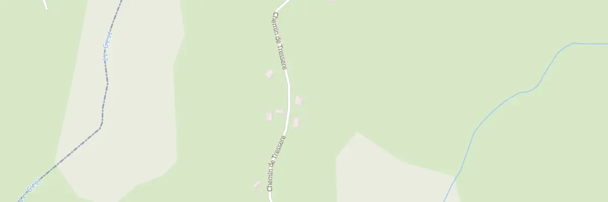 Plan du 4 Che de Tressere à Haut-de-Bosdarros