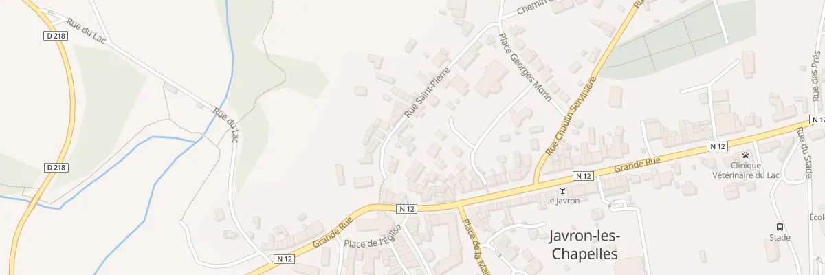 Plan du 16 Rue Saint Pierre à Javron-les-Chapelles
