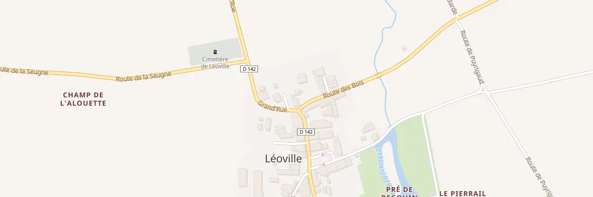 Plan du 5024 Le Bourg à Léoville