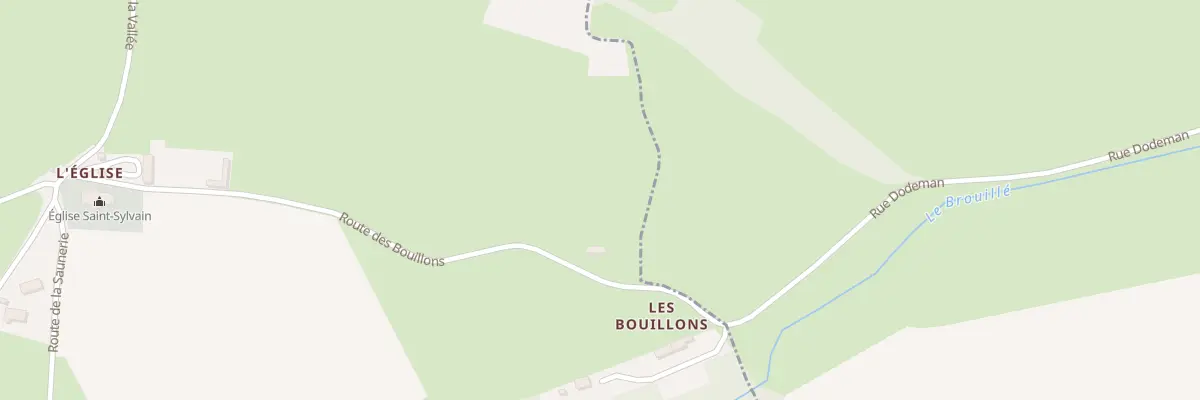 Plan du 1 Rte des Bouillons à Martainville
