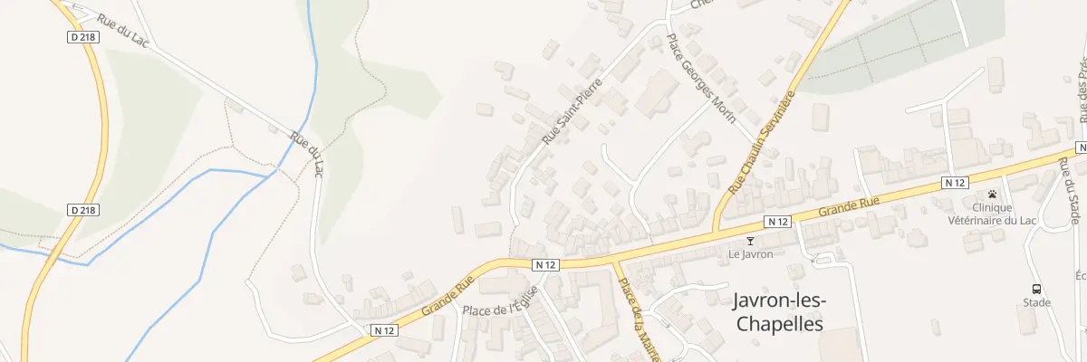 Plan du 14 Rue Saint Pierre à Javron-les-Chapelles
