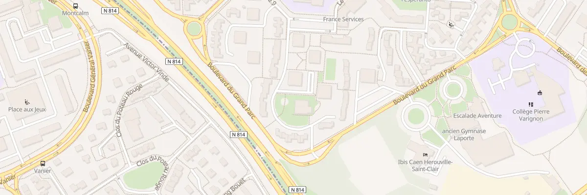 Plan du 825 Bd du Grand Parc à Hérouville-Saint-Clair