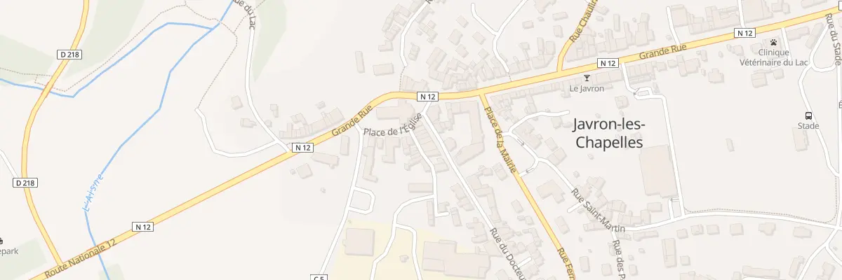 Plan du 8 Rue du Docteur Cumin à Javron-les-Chapelles