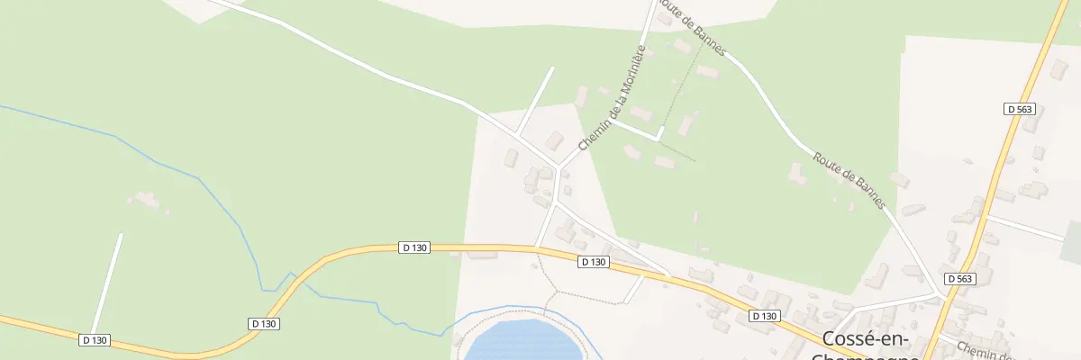 Plan du 7 Che de la Morinière à Cossé-en-Champagne