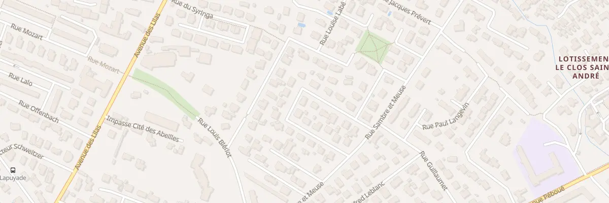 Plan du 11 Rue du comte de Lambert à Pau