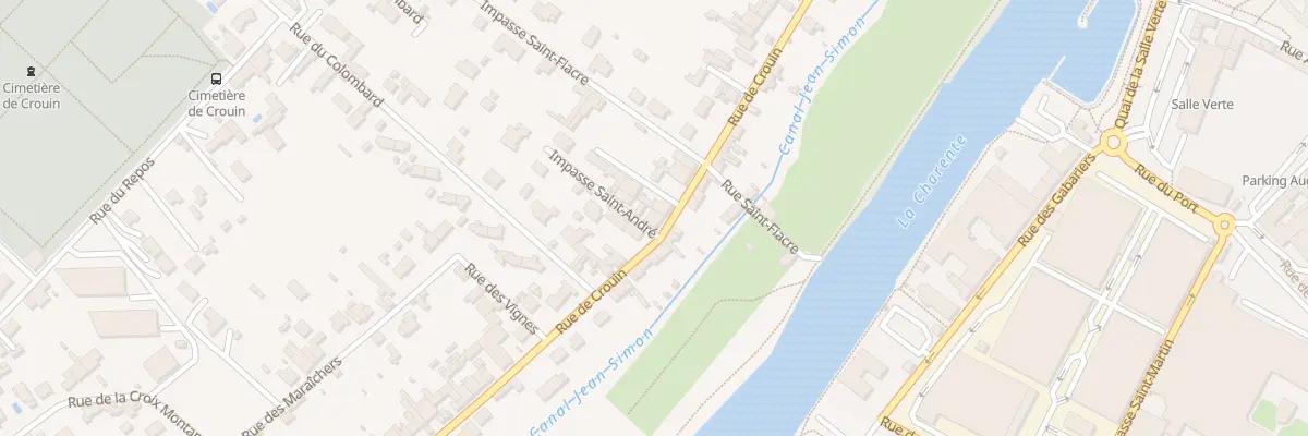 Plan du 204 Rue de Crouin à Cognac