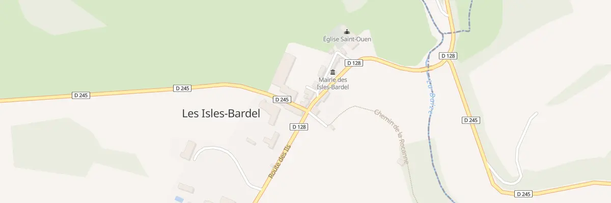 Plan du 5007 Le Bourg aux Isles-Bardel