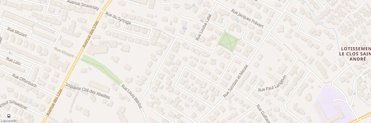 Plan du 26 Rue du comte de Lambert à Pau