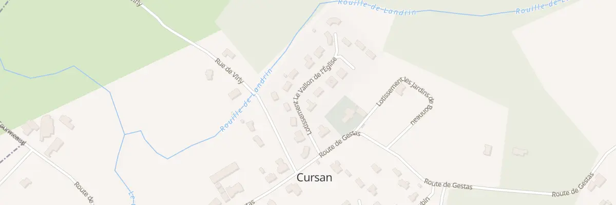 Plan du 18 Lot Le Vallon de l’Eglise à Cursan