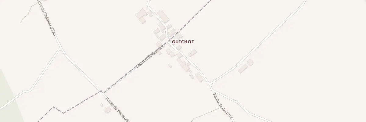Plan du 445 Rte de Guichot à Sorbets