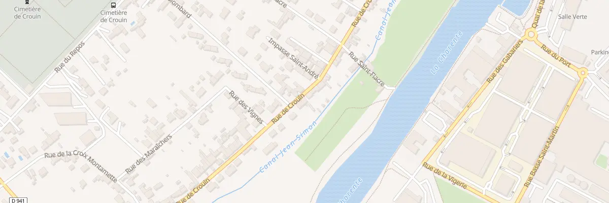 Plan du 167 Rue de Crouin à Cognac