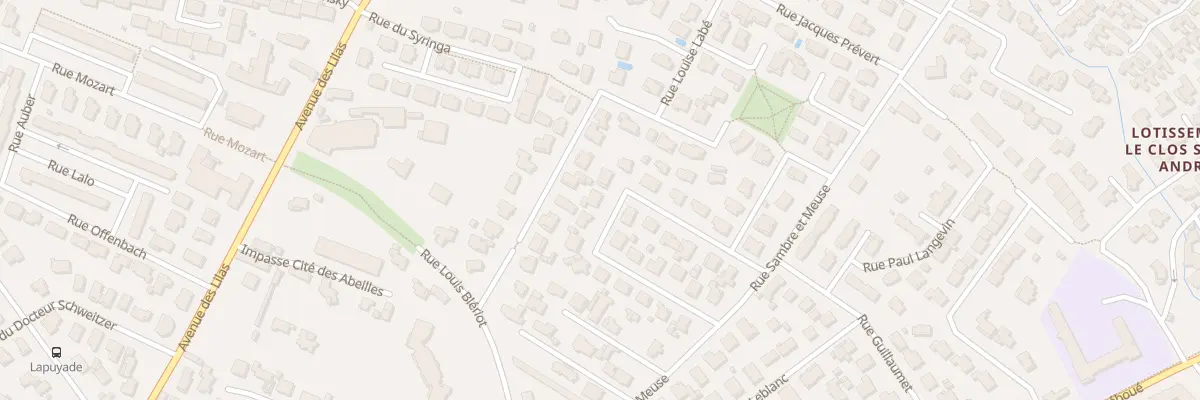 Plan du 30 Rue du comte de Lambert à Pau