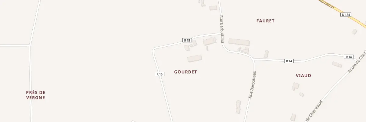 Plan du 5027 Gourdet à Pommiers-Moulons