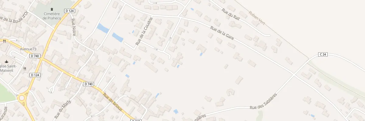 Plan du 166 Rue de la Coudrie à Prahecq