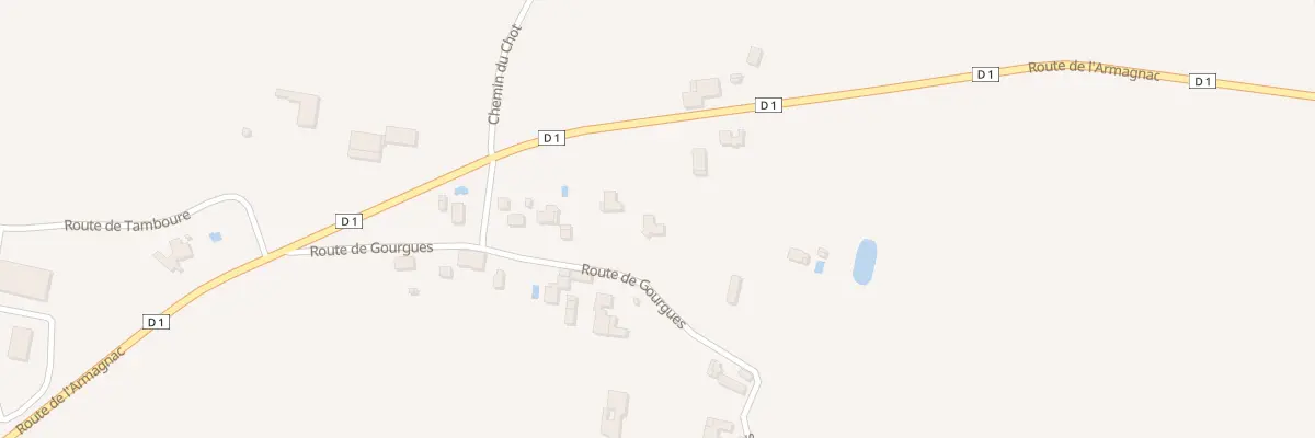 Plan du 289 Rte de Gourgues à Saint-Cricq-Villeneuve