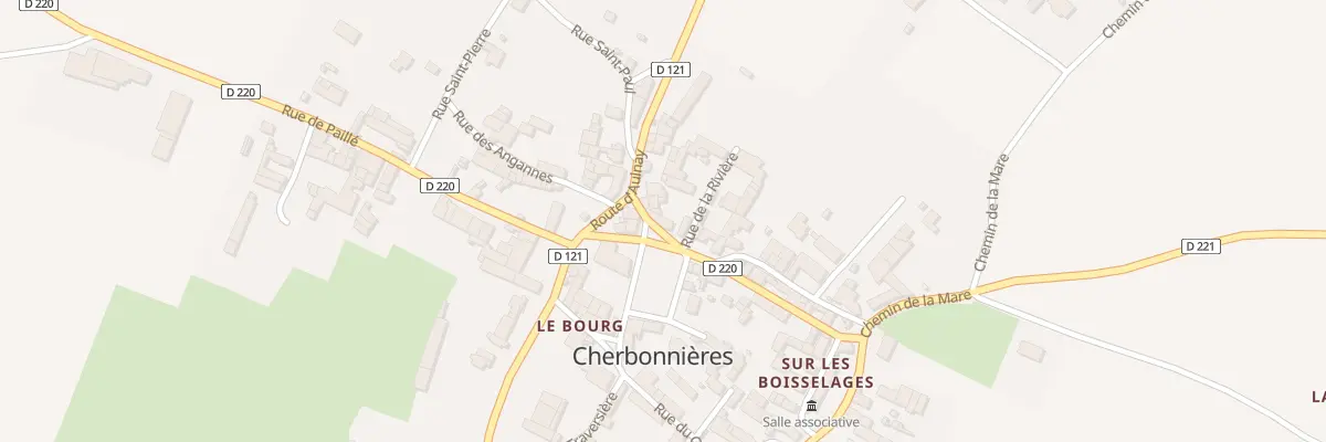 Plan du 1 Pl de l’Eglise à Cherbonnières