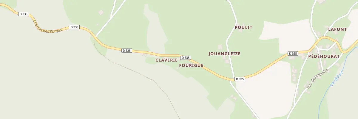 Plan du 12 Che des Forges à Louvie-Juzon