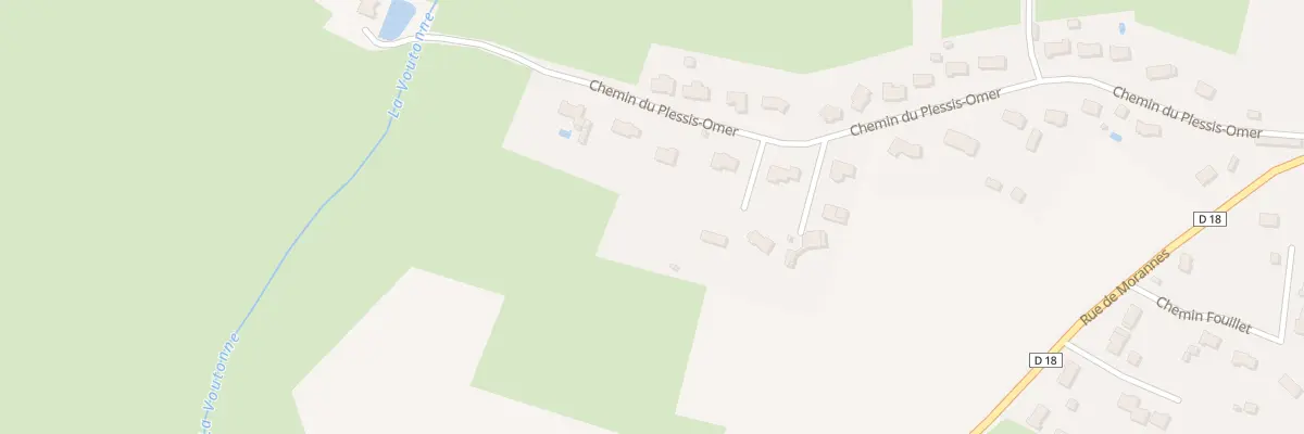 Plan du 21 Che du Plessis Omer à Précigné