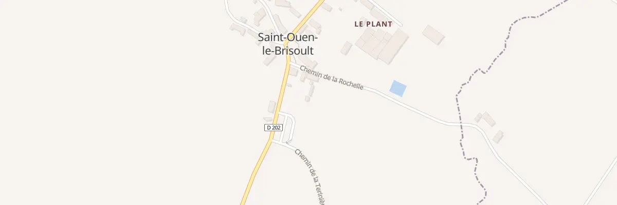 Plan du 85 Le Bourg à Saint-Ouen-le-Brisoult