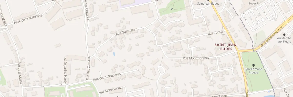 Plan du 44 Rue Guerrière à Caen