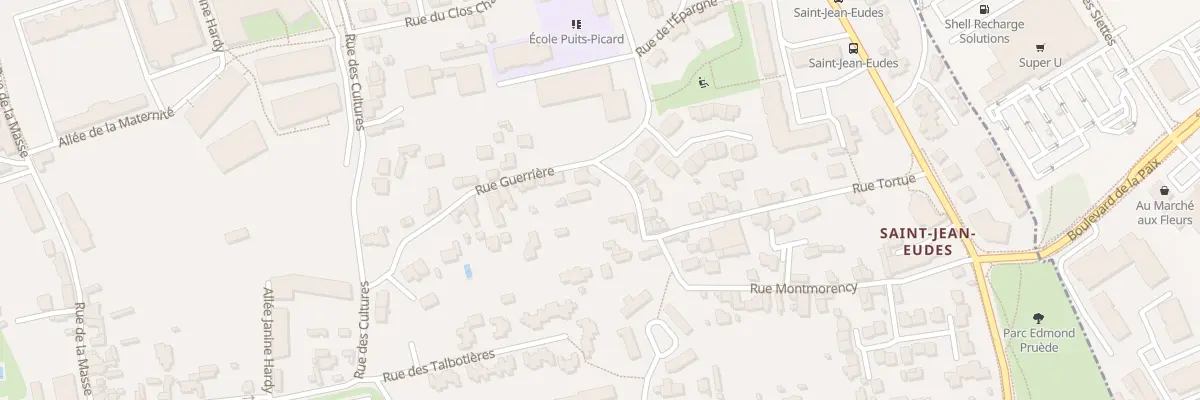 Plan du 32 Rue Guerrière à Caen