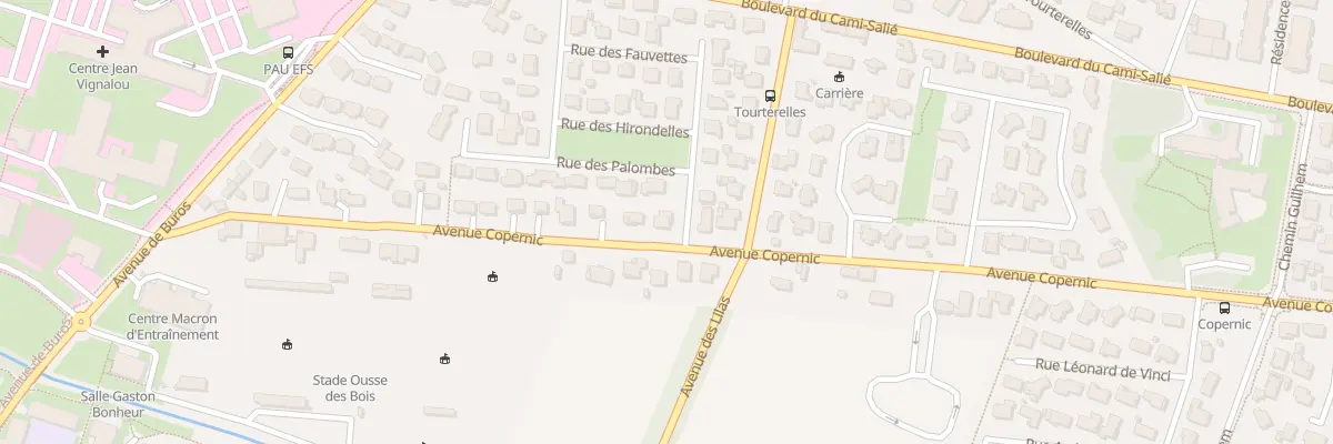 Plan du 98 Av Copernic à Pau