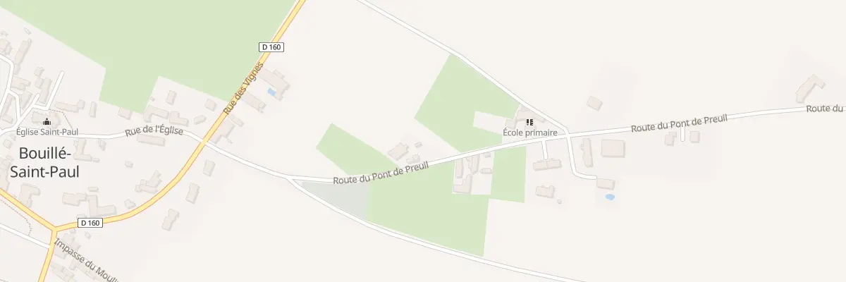 Plan du 3 Rte du Pont de Preuil à Val en Vignes
