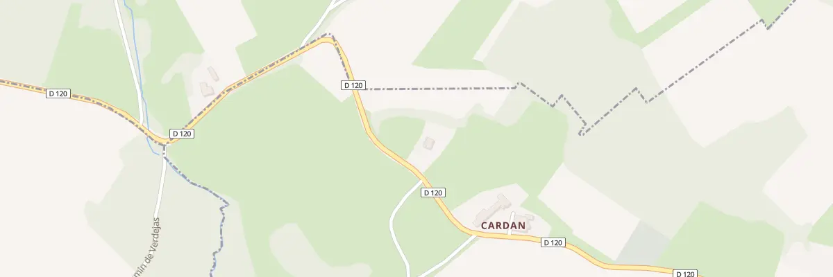 Plan du 123 Le Bourg à Cardan